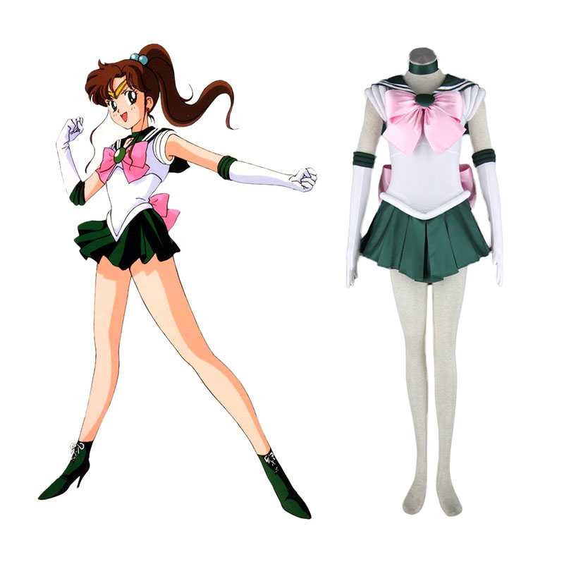 Sailor Moon Kino Makoto 1 Anime Cosplay Costumes Outfit