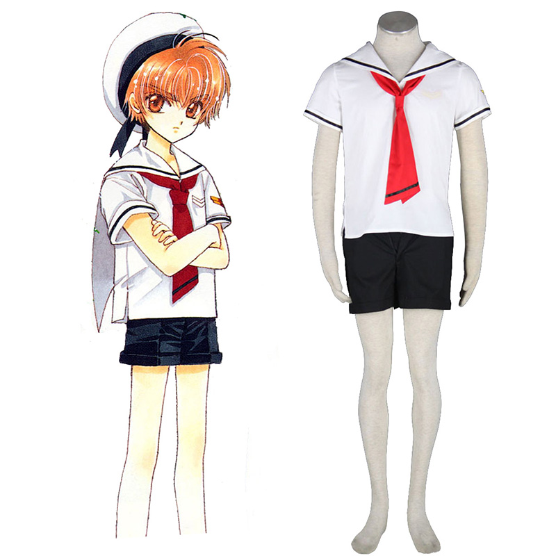 Cardcaptor Sakura Syaoran Li 3 Anime Cosplay Costumes Outfit