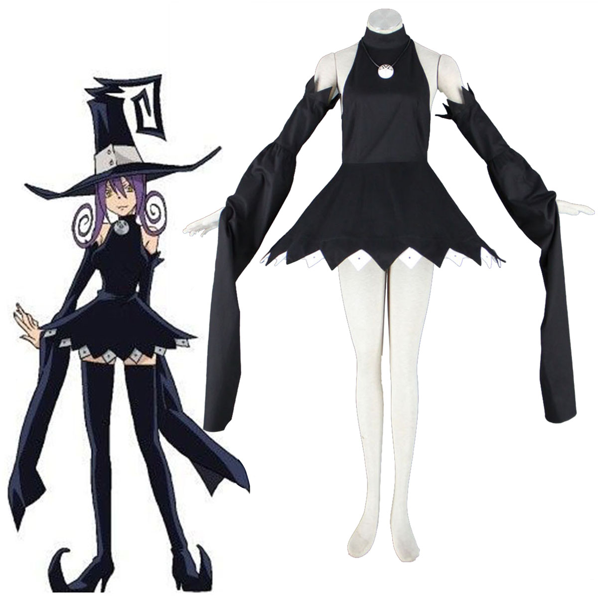 Soul Eater Blair 1 Anime Cosplay Costumes Outfit Soul Eater Blair 1 Anime Cosplay Costumes Outfit